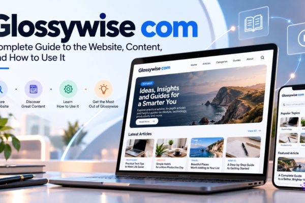 Glossywise com: Complete Guide to the Website, Content, and How to Use It